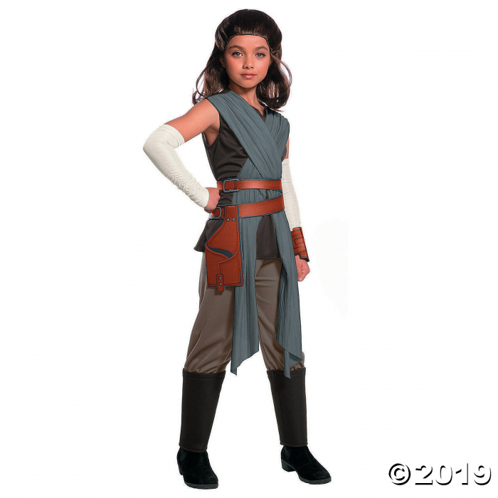 Girl's Deluxe Star Wars Episode VIII: The Last Jedi Rey Costume - Large (1 Piece(s))