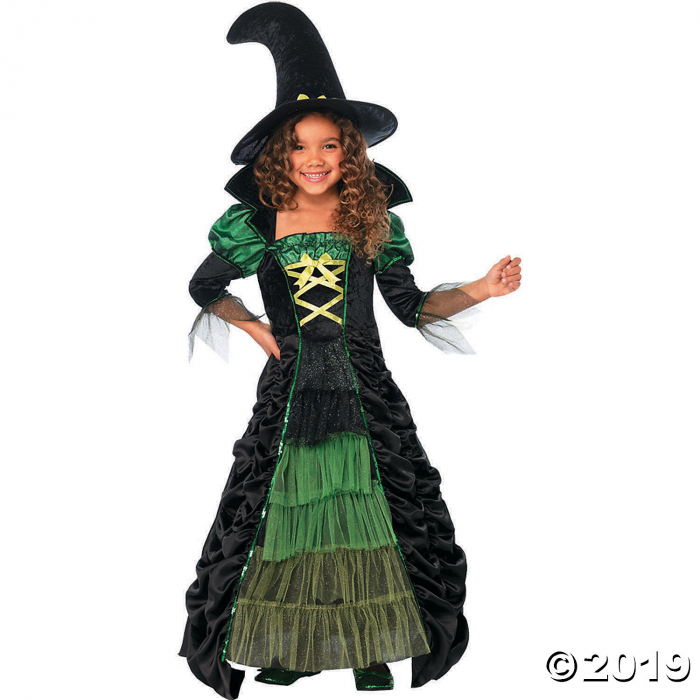 Girl's Storybook Witch Costume - Medium (1 Piece(s))