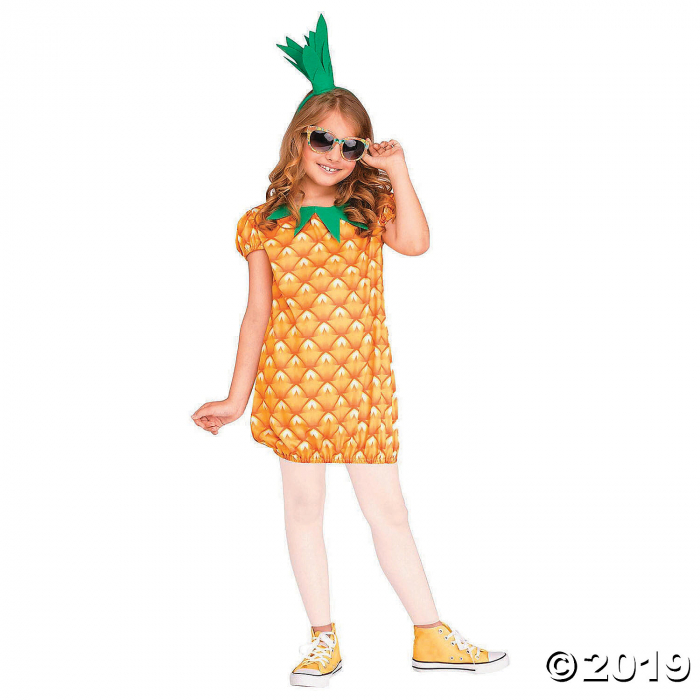 Girl's Pineapple Cutie Costume - Medium (1 Piece(s))