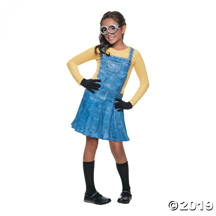 Girl's Minion Costume - Medium (1 Piece(s))
