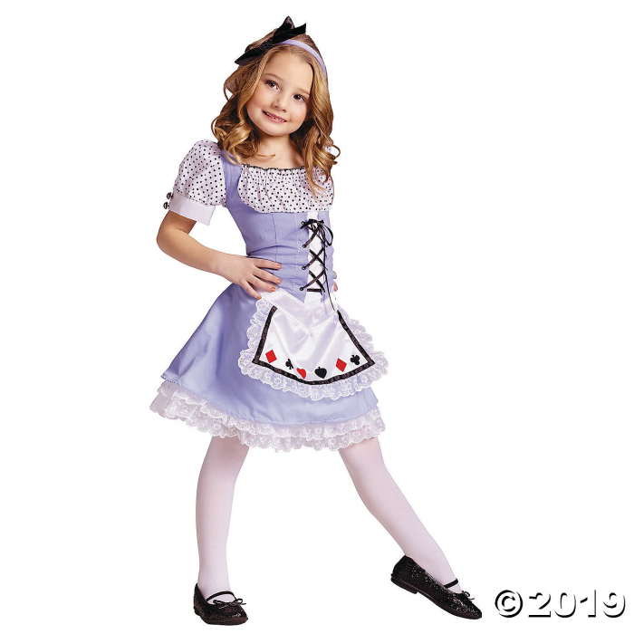 Girl's Alice in Wonderland Alice Costume - Large (1 Set(s))