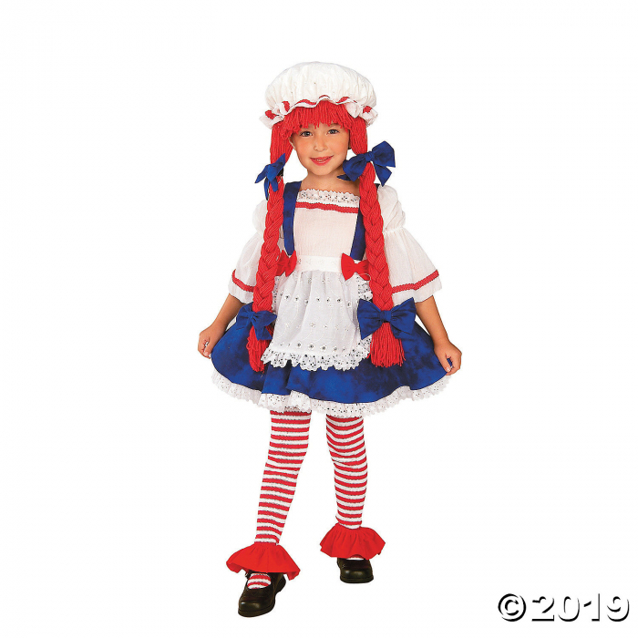 Girl's Rag Doll Costume - Small (1 Piece(s))