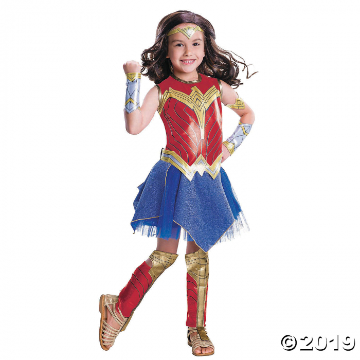 Girl's Deluxe Wonder Woman Costume - Small (1 Piece(s)) Girl's Deluxe Wonder Woman Costume - Small (1 Piece(s))