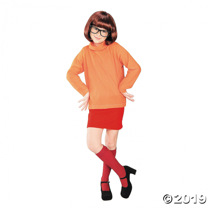 Girl's Scooby Doo Velma Costume - Large (1 Piece(s)) Girl's Scooby Doo Velma Costume - Large (1 Piece(s))