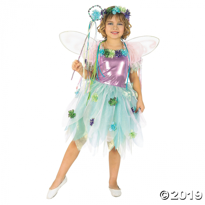 Girl's Fiber Optic Garden Fairy Costume (1 Piece(s))