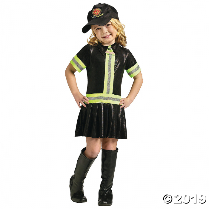 Girl's Firefighter Costume - Small (1 Piece(s))