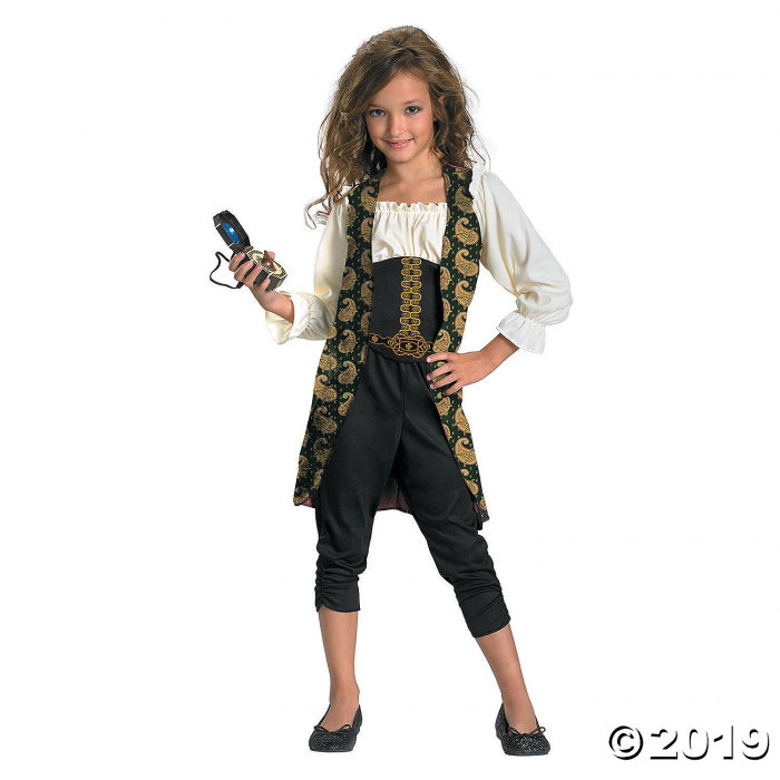 Girl's Classic Pirates of the Caribbean Angelica Costume - Extra Small (1 Piece(s)) Girl's Classic Pirates of the Caribbean Angelica Costume - Extra Small (1 Piece(s))