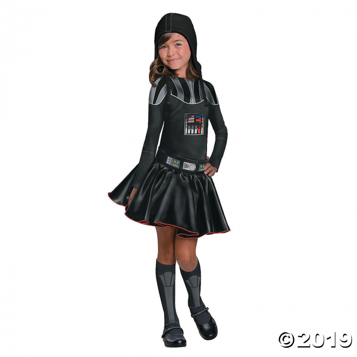 Girl's Star Wars Darth Vader Costume - Large (1 Piece(s)) Girl's Star Wars Darth Vader Costume - Large (1 Piece(s))