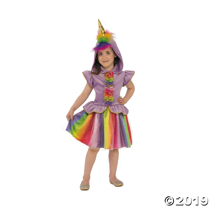 Girl's Unicorn Costume Dress - Extra Small (1 Piece(s)) Girl's Unicorn Costume Dress - Extra Small (1 Piece(s))