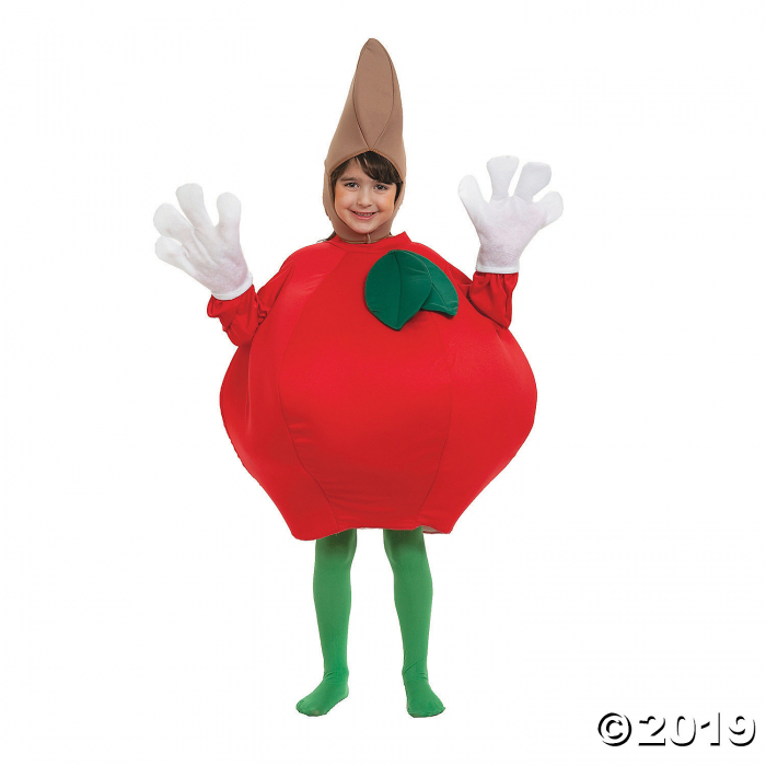 Kid's Apple Costume (1 Piece(s))