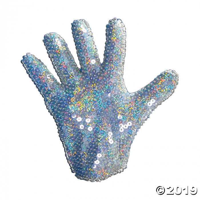 White Sequin Glove (1 Piece(s)) White Sequin Glove (1 Piece(s))