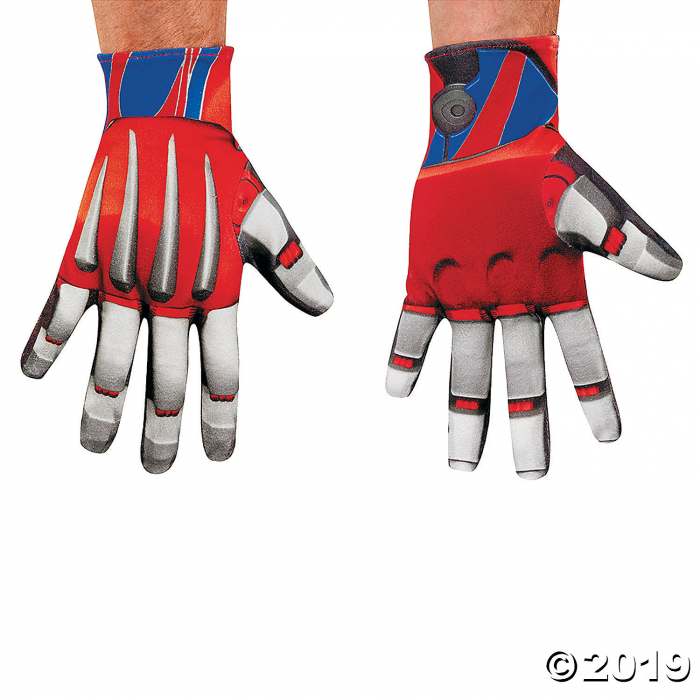 Optimus Prime Costume Gloves (1 Piece(s))