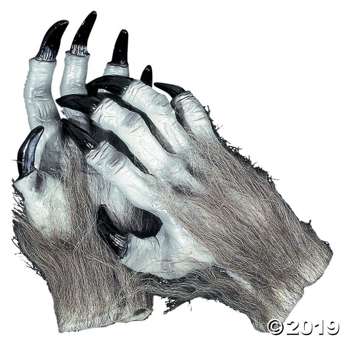 Adult's Grey Werewolf Hands (1 Piece(s))
