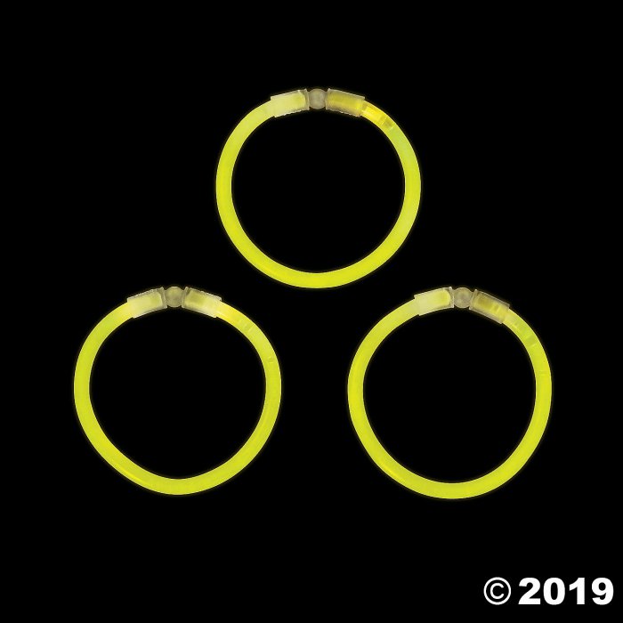 Yellow Glow Bracelets (50 Piece(s))
