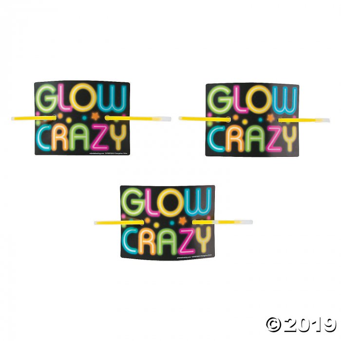 Neon Glow Party Bracelets on Cards (24 Piece(s))