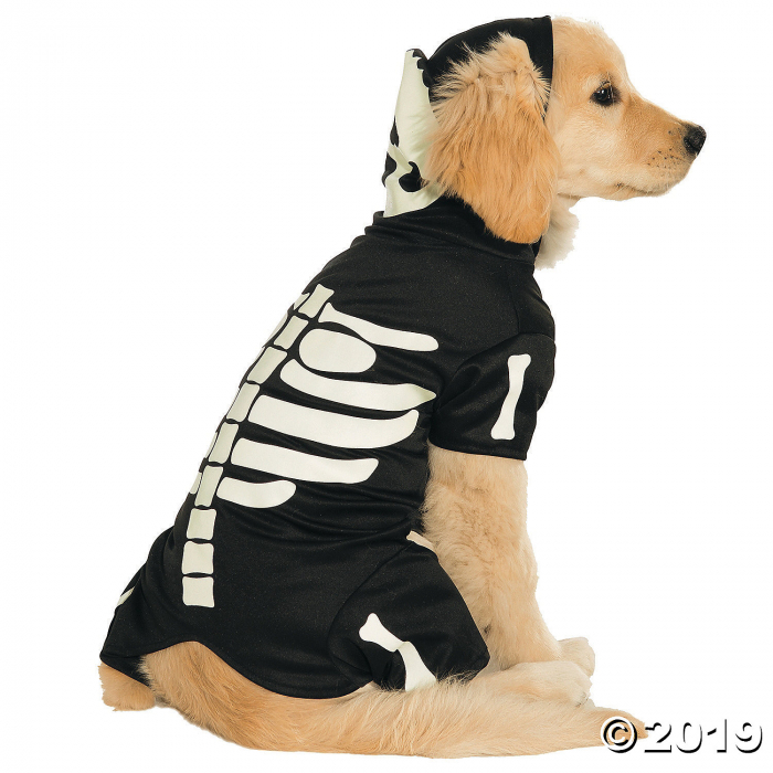 Glow-In-The-Dark Skeleton Dog Costume - Large (1 Piece(s)) Glow-In-The-Dark Skeleton Dog Costume - Large (1 Piece(s))