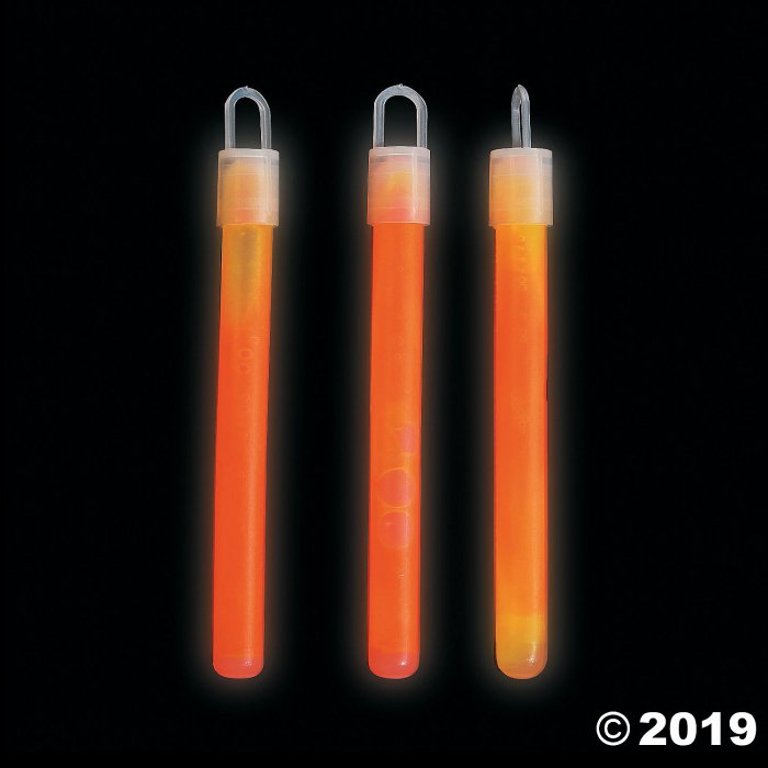 Orange Glow Sticks (Per Dozen)