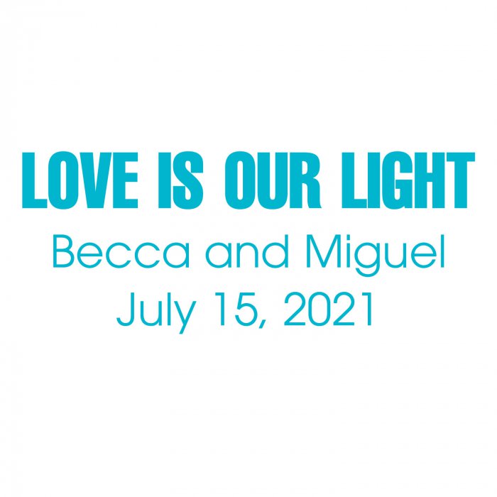 Personalized Love is our Light Glow Sticks (Per Dozen)