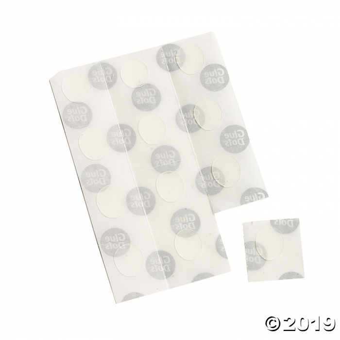 1/2" GlueDots® Clear Adhesive Dots - 600 pc