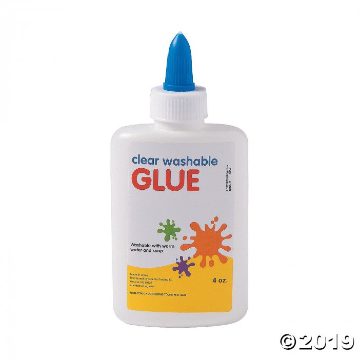 4 oz Clear Washable School Glue (Per Dozen)
