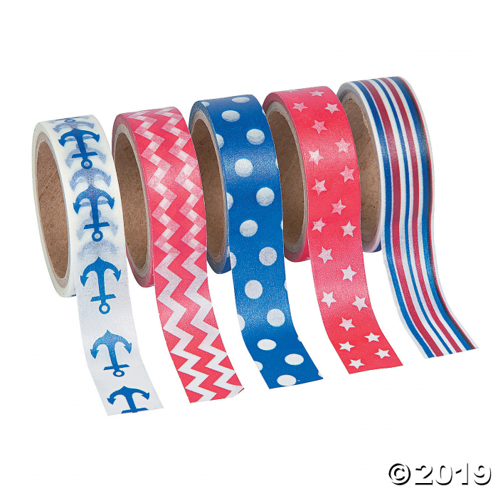 Nautical Washi Tape Set (5 Roll(s)) Nautical Washi Tape Set (5 Roll(s))