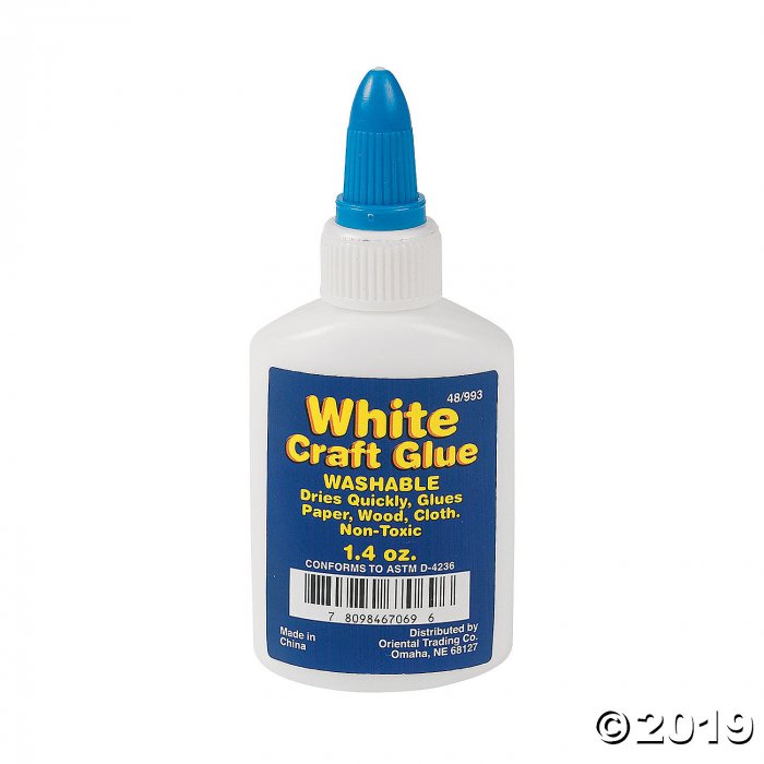 1.4 oz White Washable Craft Glue (Per Dozen)