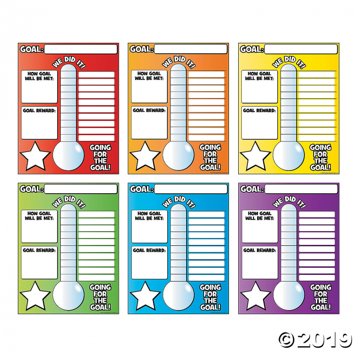 Goal Thermometer Posters (6 Piece(s))