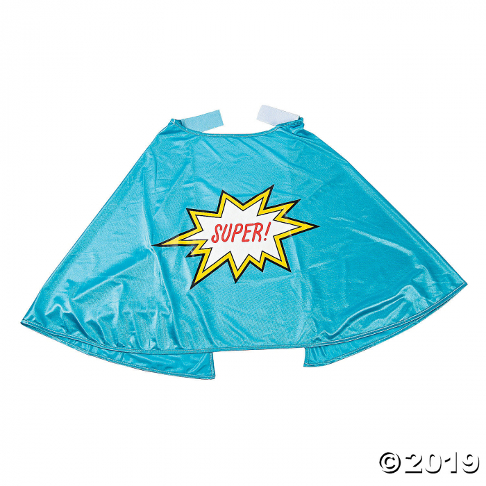 Blue Graduation Superhero Cape (1 Piece(s))