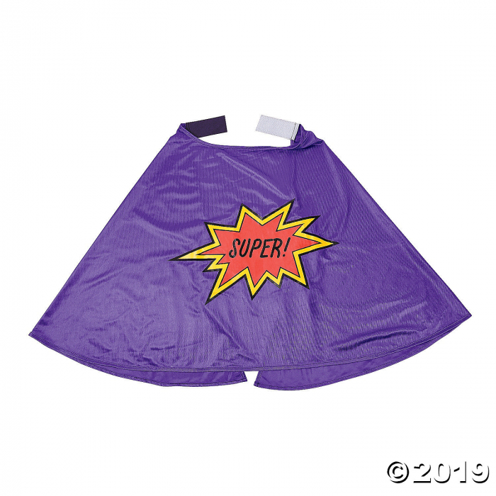 Purple Graduation Superhero Cape (1 Piece(s))