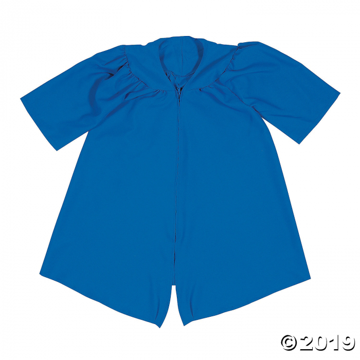 Kids' Blue Matte Elementary School Graduation Robe (1 Piece(s))