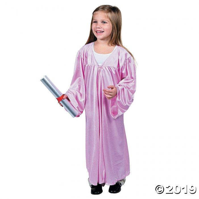 Pink Elementary Graduation Robe (1 Piece(s))