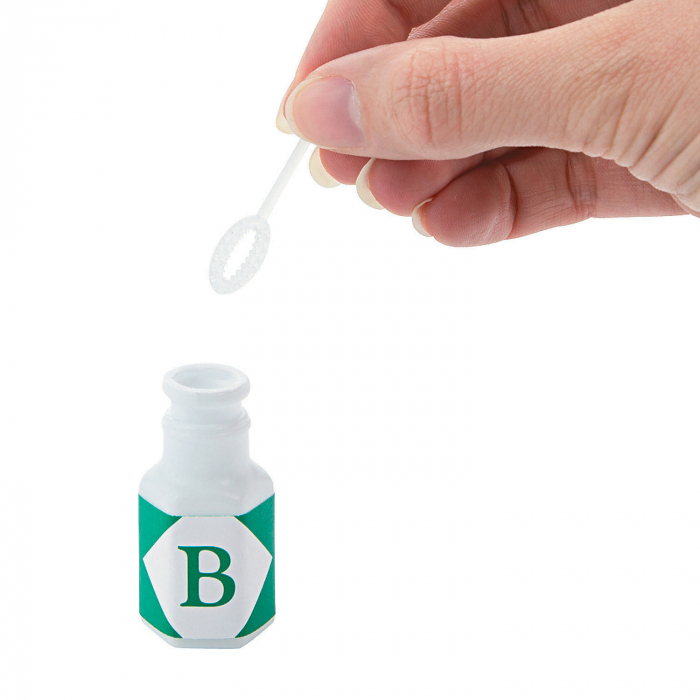 Personalized Monogram White Mini Bubble Bottles (48 Unit(s))