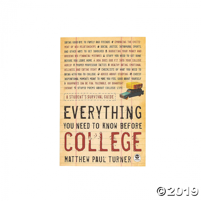 Everything You Need to Know Before College Book (1 Piece(s))
