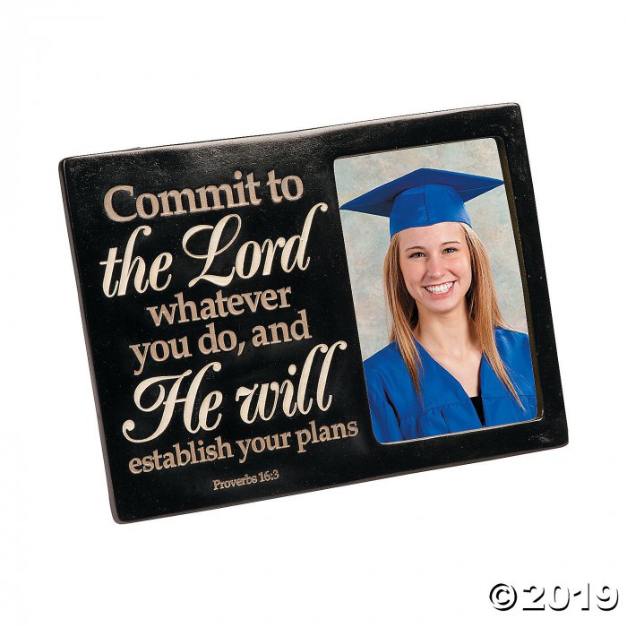 Religious Graduation Picture Frame (1 Piece(s))