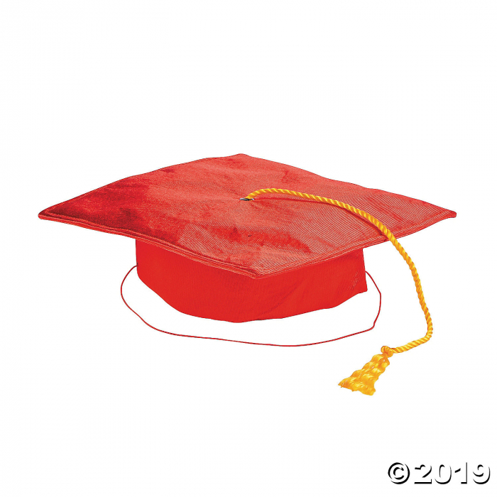 Kids' Red Elementary School Graduation Mortarboard
