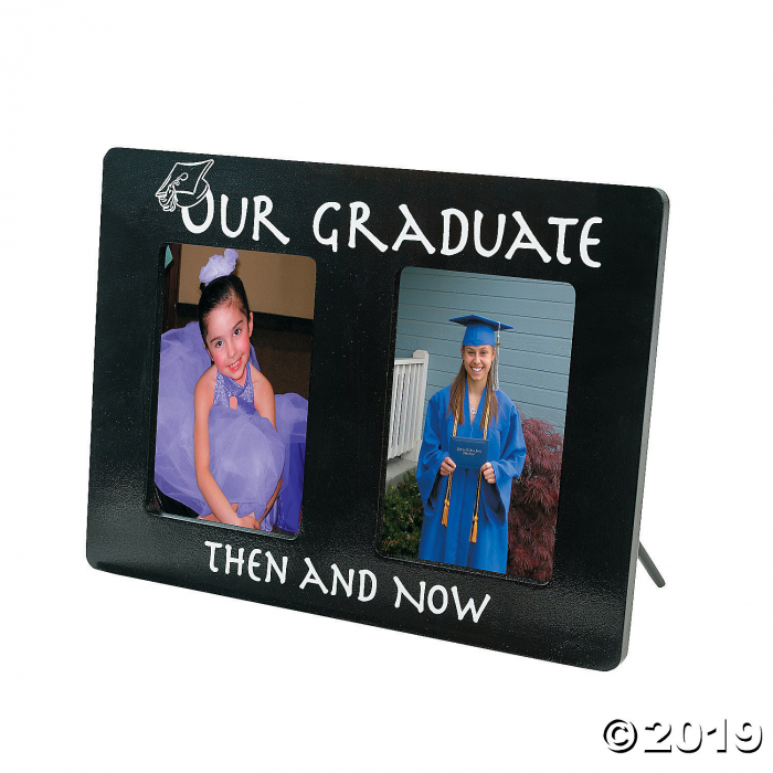 Then And Now Graduation Picture Frame Then And Now Graduation Picture Frame