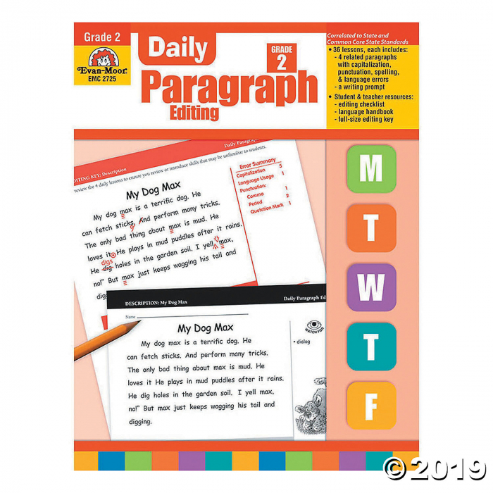 Daily Paragraph Editing Book - Teacher's Edition, Grade 2 (1 Piece(s))