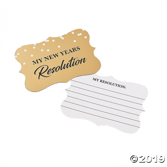 New Year's Resolution Tags (24 Piece(s))