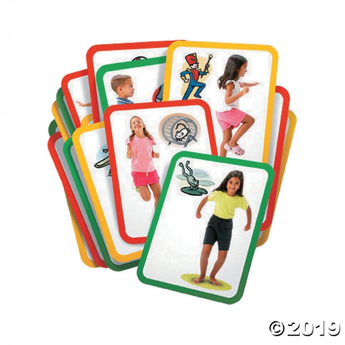 Roylco® Busy Body Gross Motor Exercise Cards, 8-1/2" x 11", 16 cards (1 Piece(s))
