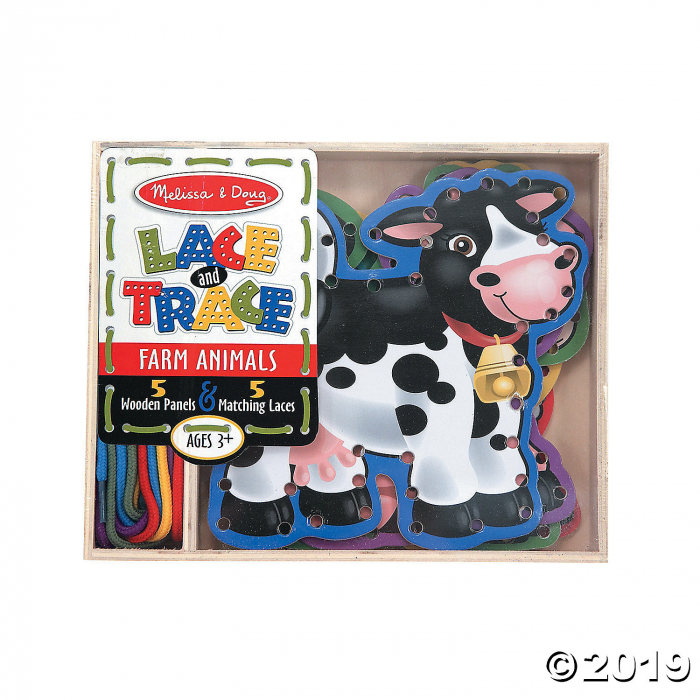 Melissa & Doug® Lace & Trace Farm Animals (1 Set(s))