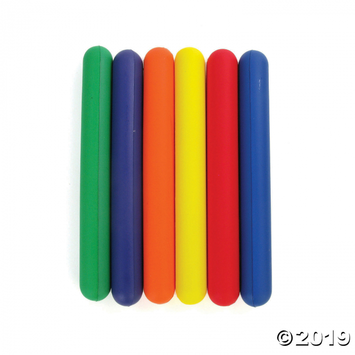 Foam Batons - Assorted Colors, 6 Per Set, 2 Sets (2 Piece(s ...