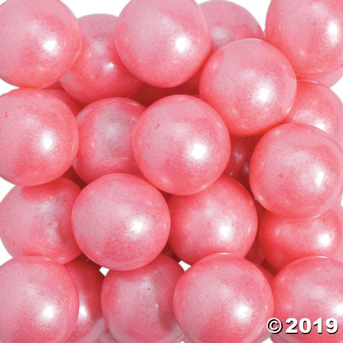 Large Shimmer Pink Gumballs (105 Piece(s))