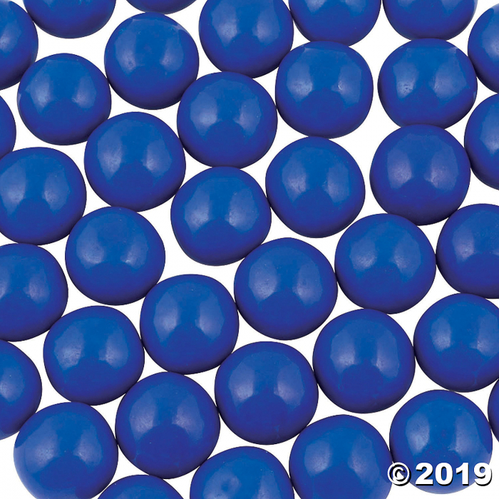 Large Blue Gumballs (105 Piece(s))