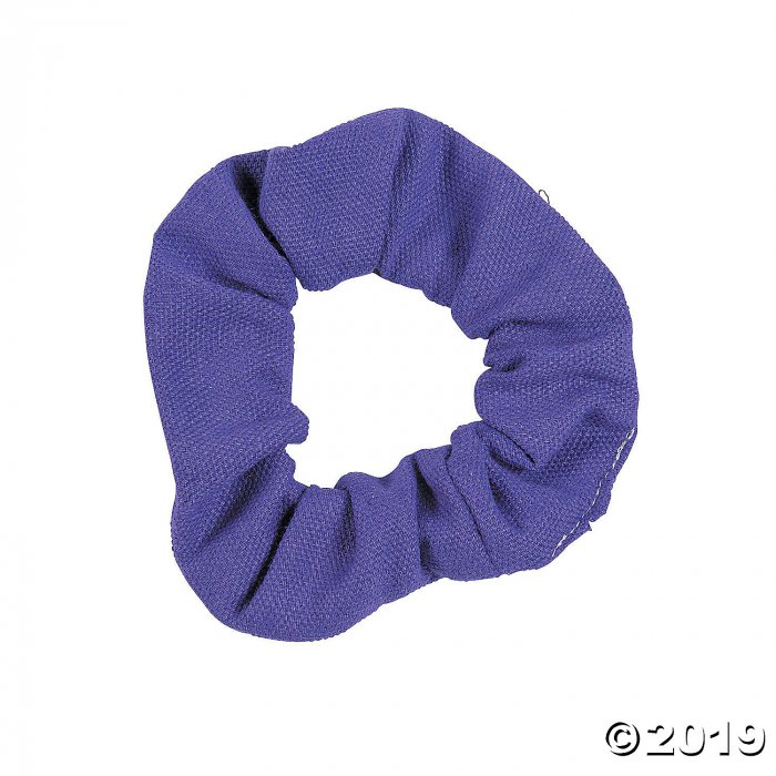 Team Spirit Purple Scrunchies (Per Dozen)