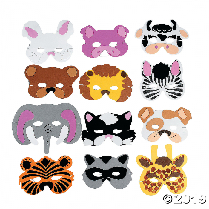 Animal Masks (Per Dozen)