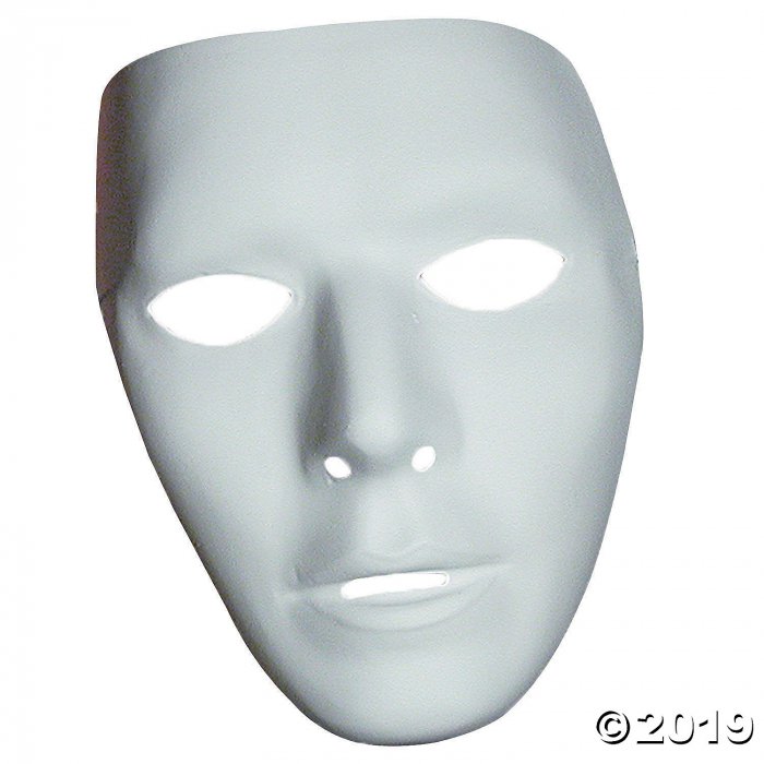 Adult's Blank Male Mask (1 Piece(s))