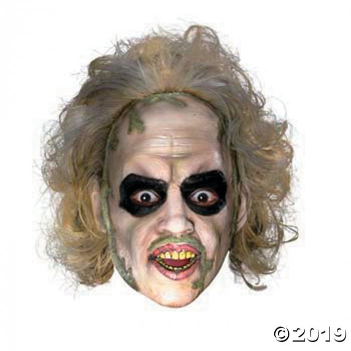 3/4 Beetlejuice Mask with Hair 3/4 Beetlejuice Mask with Hair