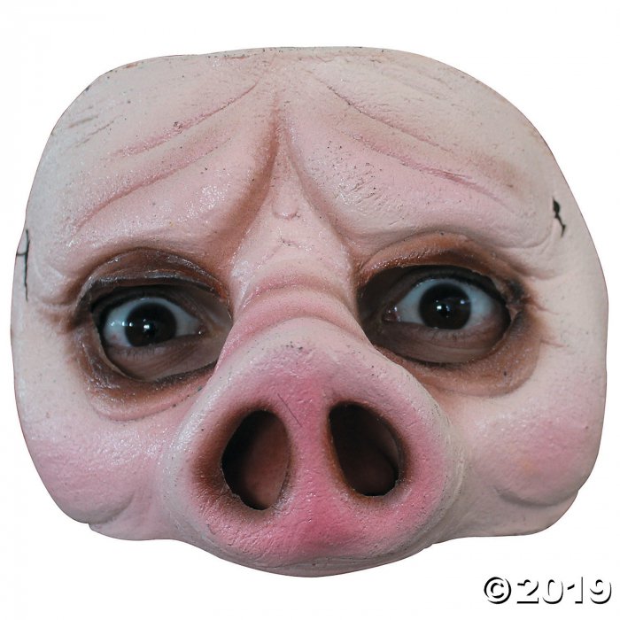 Adult's & Kids' Half Pig Mask (1 Piece(s))