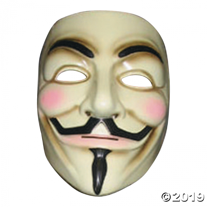 Adults' V for Vendetta Mask (1 Piece(s)) Adults' V for Vendetta Mask (1 Piece(s))