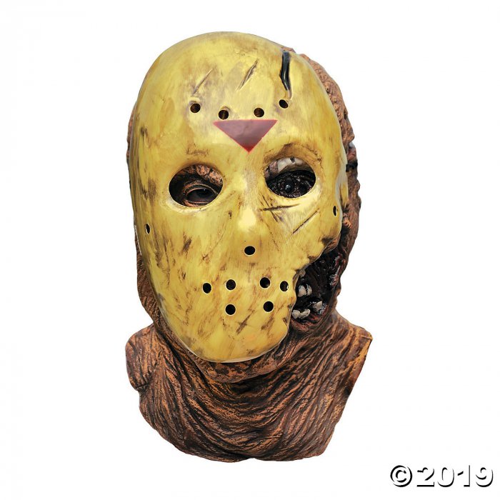 Halloween Friday The 13th Jason Voorhees Deluxe Eva Hockey Overhead Latex Mask